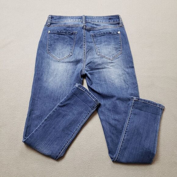 Kensie Jeans Blue High Rise Skinny Ankle Jeans Sz 6 - Picture 3 of 12